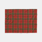 Scottish Clan MacDougall Tartan Kariert Fleecedecke (Vorderseite (Horizontal))