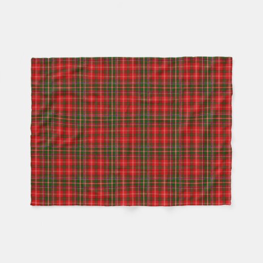 Scottish Clan MacDougall Tartan Kariert Fleecedecke (Vorderseite (Horizontal))