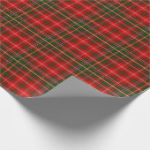 Scottish Clan MacDougall Tartan Kariert Geschenkpapier (Ecke)