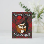 Scottish Clan MacDougall Tartan Postcard Postkarte (Stehend Vorderseite)