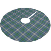 Scottish Clan MacDowall Tartan Polyester Weihnachtsbaumdecke (Schrägansicht)