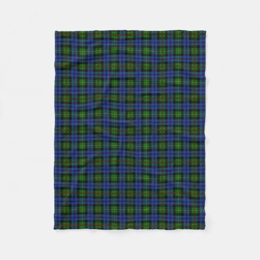 Scottish Clan MacEwan Tartan Kariert Fleecedecke (Vorderseite)