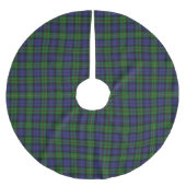 Scottish Clan MacEwen Ewen Tartan Polyester Weihnachtsbaumdecke (Vorderseite)
