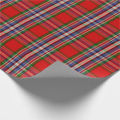 Scottish Clan MacFarlane Red Tartan Kariert Geschenkpapier (Ecke)
