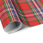 Scottish Clan MacFarlane Red Tartan Kariert Geschenkpapier (Rolleneckpunkt)