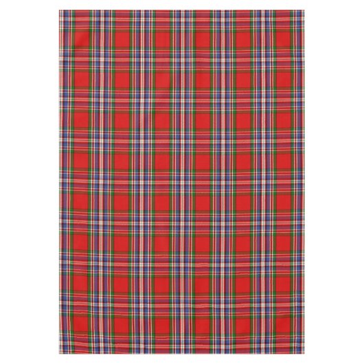 Scottish Clan MacFarlane Red Tartan Kariert Tischdecke (Vorderseite)
