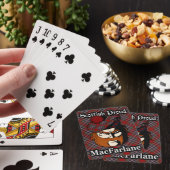 Scottish Clan MacFarlane Tartan Deck Spielkarten (In Situ)