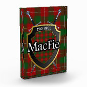 Scottish Clan MacFie Tartan Fotoblock (Links)