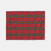 Scottish Clan MacGillivray Tartan Kariert Fleecedecke (Vorderseite (Horizontal))
