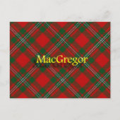 Scottish Clan MacGregor Postkarte (Vorderseite)