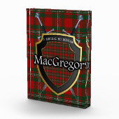 Scottish Clan MacGregor Tartan Fotoblock (Rechts)