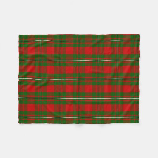 Scottish Clan MacGregor Tartan Kariert Fleecedecke (Vorderseite (Horizontal))