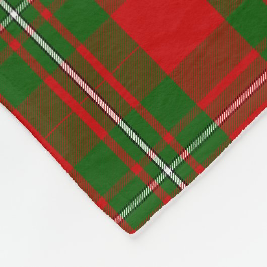 Scottish Clan MacGregor Tartan Kariert Fleecedecke (Ecke)