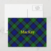 Scottish Clan MacKay Postkarte (Vorne/Hinten)