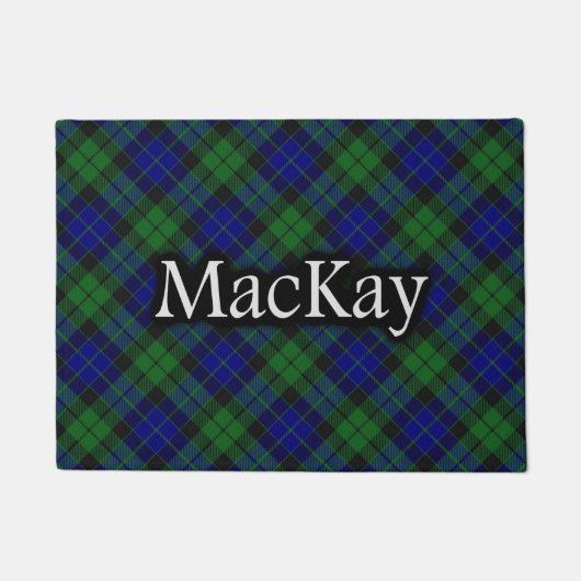 Scottish Clan MacKay Tartan Fußmatte (Vorderseite)