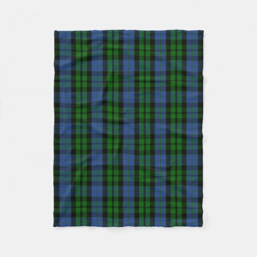 Scottish Clan MacKay Tartan Kariert Fleecedecke (Vorderseite)