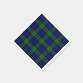 Scottish Clan MacKay Tartan Napkin Serviette (Ecke)