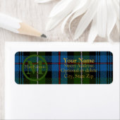 Scottish Clan MacKenzie Tartan Gold Name-Initial (Insitu)