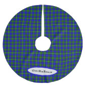 Scottish Clan MacKenzie Tartan Kariert Polyester Weihnachtsbaumdecke (Vorderseite)