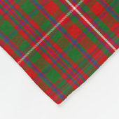 Scottish Clan MacKinnon Tartan Kariert Fleecedecke (Ecke)