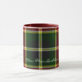 Scottish Clan MacLachlan Tartan Designer Tasse (Zentrum)