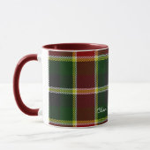 Scottish Clan MacLachlan Tartan Designer Tasse (Links)