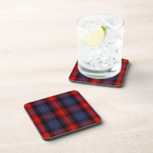 Scottish Clan MacLachlan Tartan Kariert Getränkeuntersetzer (Rechte Seite)
