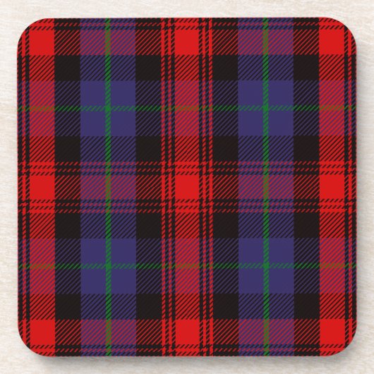 Scottish Clan MacLachlan Tartan Kariert Getränkeuntersetzer (Vorderseite)