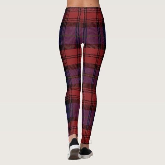 Scottish Clan MacLachlan Tartan Kariert Leggings (Rückseite)