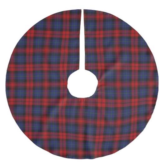 Scottish Clan MacLachlan Tartan Polyester Weihnachtsbaumdecke (Vorderseite)