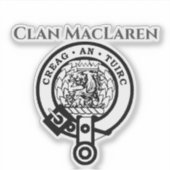 Scottish Clan MacLaren Wappen Abzeichen Sticker (Vorderseite)