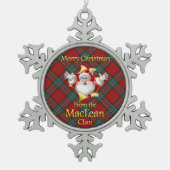 Scottish Clan MacLean Christmas Ornament (Vorderseite)