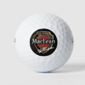 Scottish Clan MacLean personalize Your Name Golfball (Vorderseite)