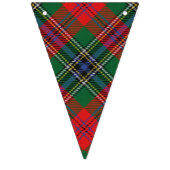 Scottish Clan MacLean Red Tartan Wimpelkette (Dritte Fahne)