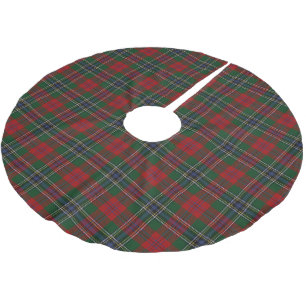 Scottish Clan MacLean Tartan Polyester Weihnachtsbaumdecke