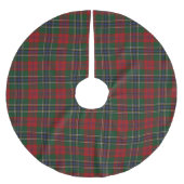 Scottish Clan MacLean Tartan Polyester Weihnachtsbaumdecke (Vorderseite)