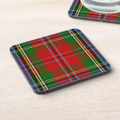 Scottish Clan MacLean von Duart Tartan Kariert Getränkeuntersetzer (Linke Seite)