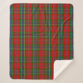 Scottish Clan MacLean von Duart Tartan Kariert Sherpadecke (Vorderseite)