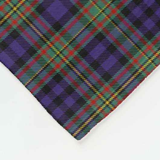 Scottish Clan MacLellan Tartan Kariert Fleecedecke (Ecke)