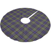 Scottish Clan MacLellan Tartan Polyester Weihnachtsbaumdecke (Schrägansicht)