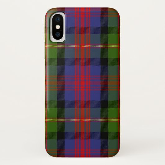 Scottish Clan MacLennan Tartan Kariert Case-Mate iPhone Hülle (Rückseite)