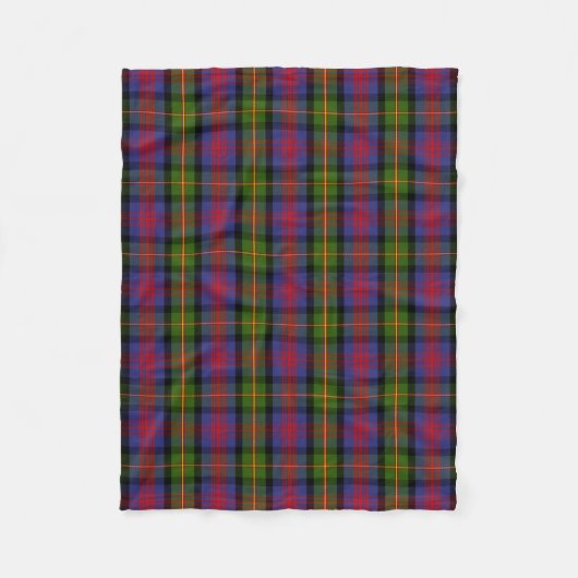 Scottish Clan MacLennan Tartan Kariert Fleecedecke (Vorderseite)