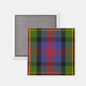 Scottish Clan MacLennan Tartan Kariert Magnet (Vorderseite/Rückseite)