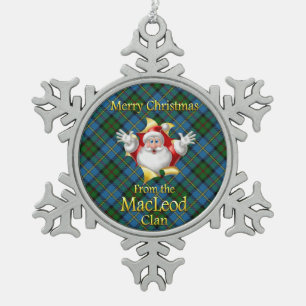 Scottish Clan MacLeod Christmas Ornament