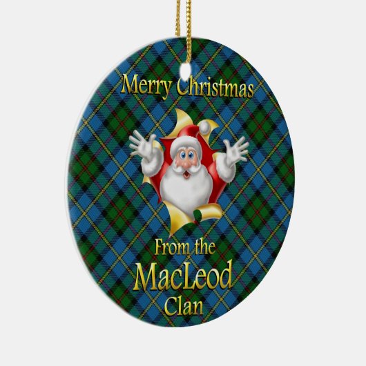 Scottish Clan MacLeod Christmas Ornament (Rechts)
