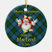 Scottish Clan MacLeod Christmas Ornament (Vorne)