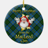 Scottish Clan MacLeod Christmas Ornament (Hinten)