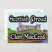 Scottish Clan MacLeod Dunvegan Castle Postcard Postkarte (Vorne/Hinten)