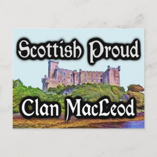 Scottish Clan MacLeod Dunvegan Castle Postcard Postkarte