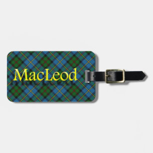 Scottish Clan MacLeod Gepäck Tag Gepäckanhänger
